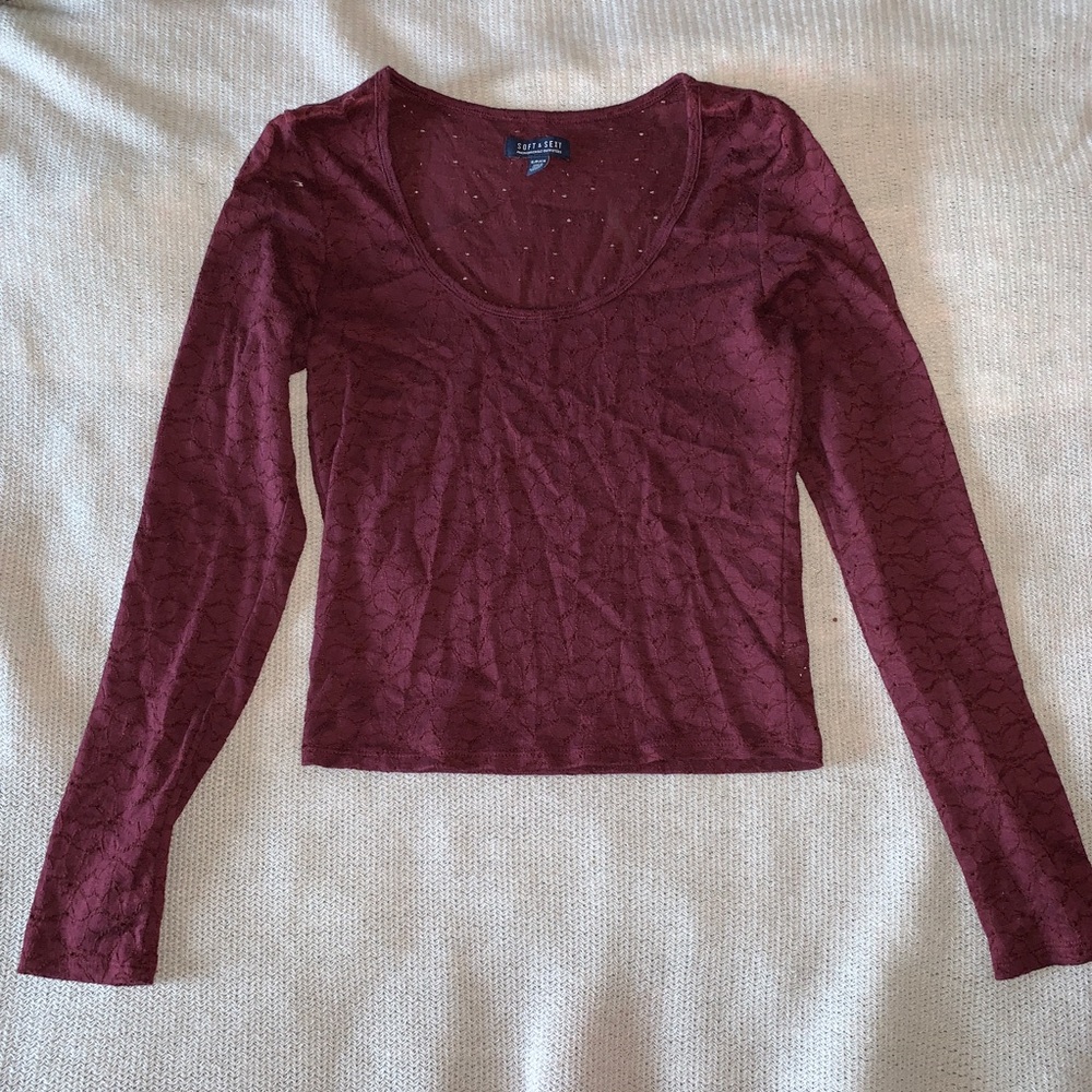 AMERICAN EAGLE LONG SLEEVE CROPPED TOP‼️
